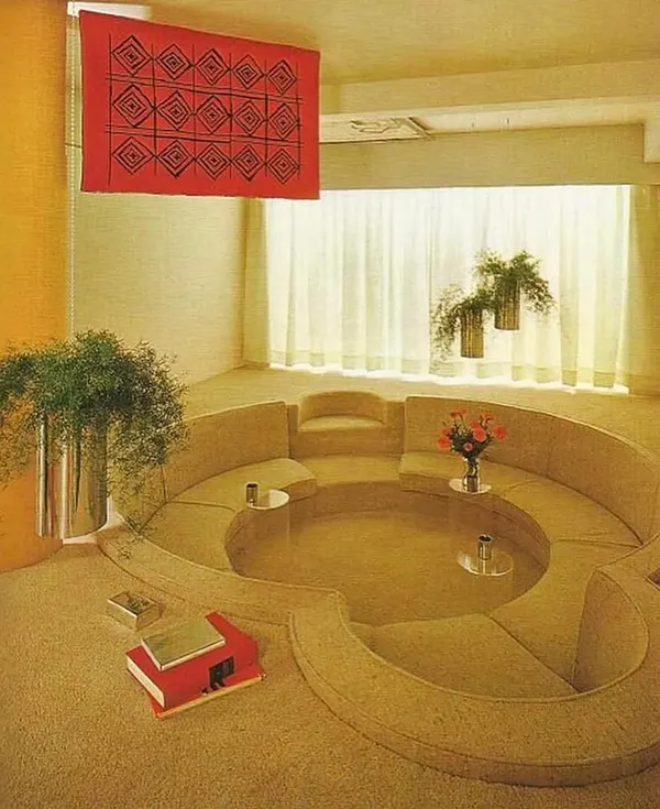conservation pit design vintage photos