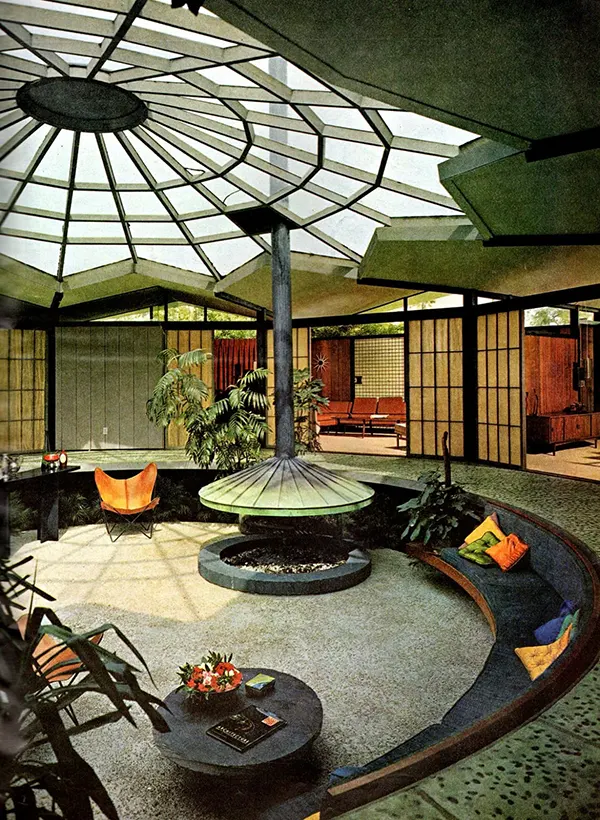 conservation pit design vintage photos