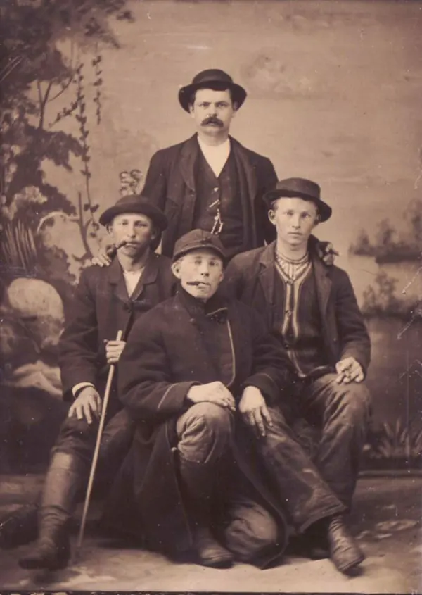 Victorian Young Men Fashion Dress Style
