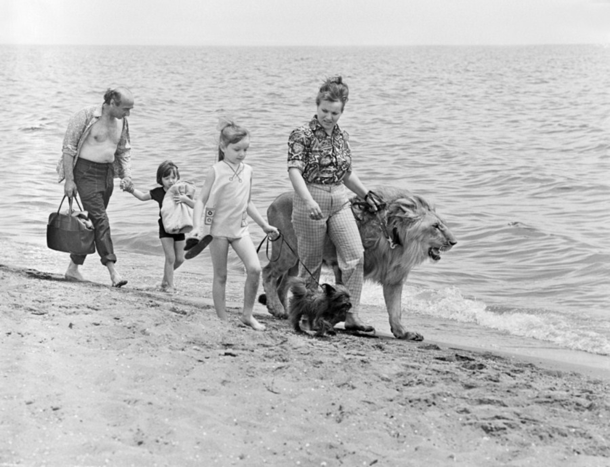 The Tragic Story of the Berberovs, a Soviet Family Who Raised Pet Lions at Home