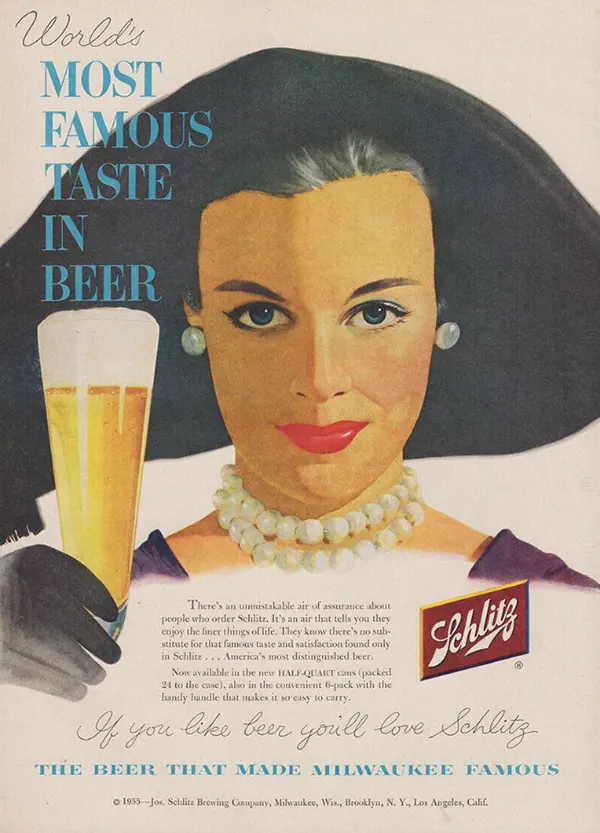 Schlitz vintage ads