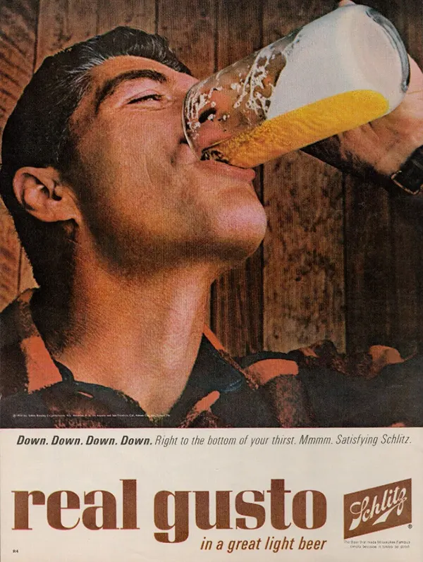 Schlitz vintage ads