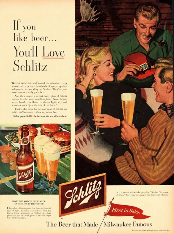 Schlitz vintage ads