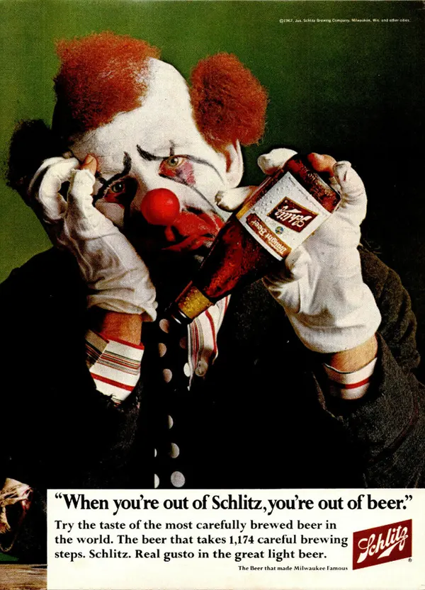 Schlitz vintage ads