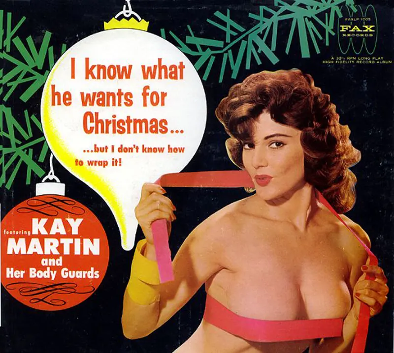 bad vintage christmas album covers
