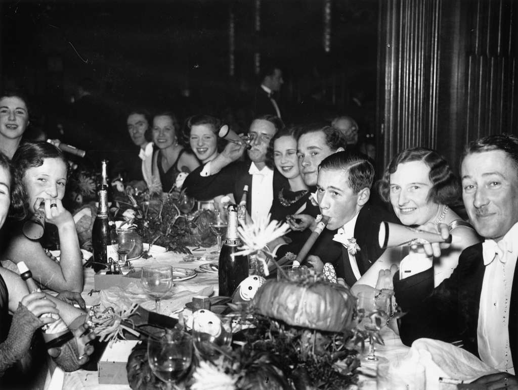 new year celebrations vintage photos