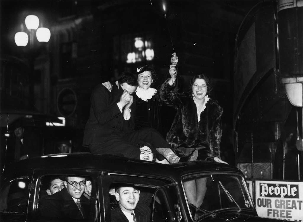 new year celebrations vintage photos