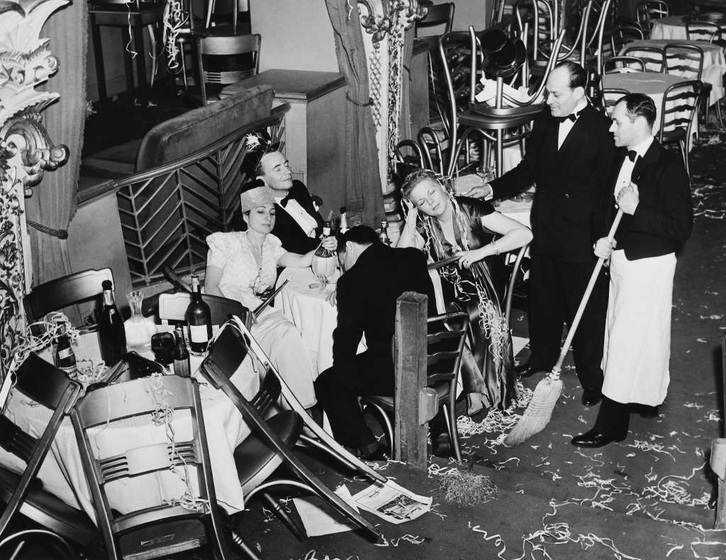 new year celebrations vintage photos
