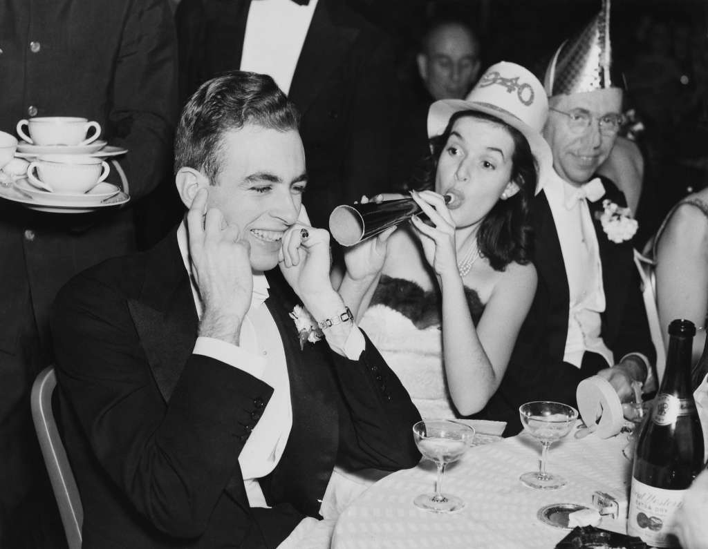 new year celebrations vintage photos