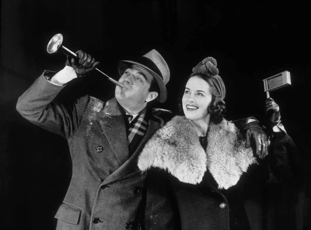 new year celebrations vintage photos