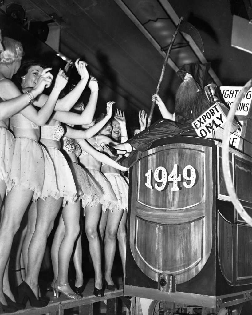 new year celebrations vintage photos