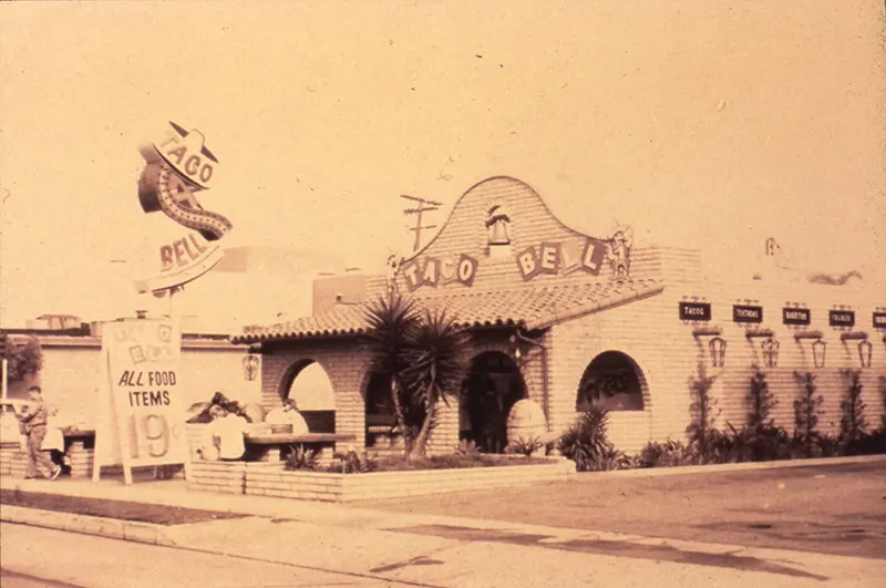 Taco Bell Vintage Menu and Ads Photos