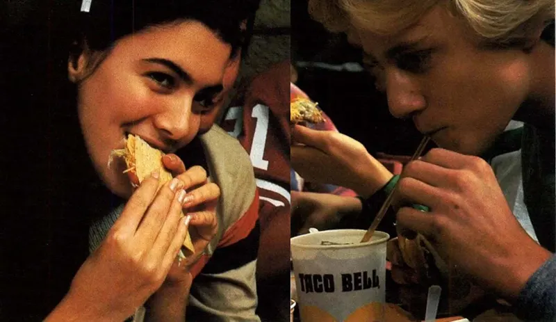 Taco Bell Vintage Menu and Ads Photos