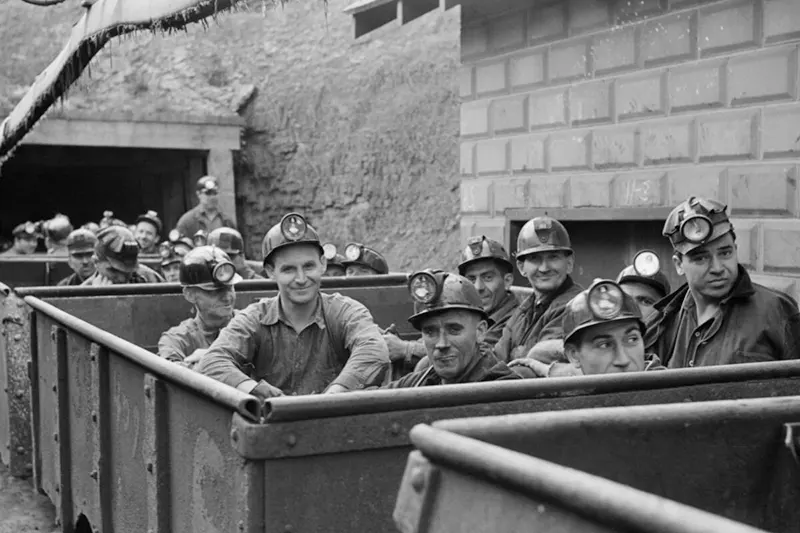 vintage coal miner photos