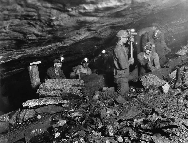 vintage coal miner photos
