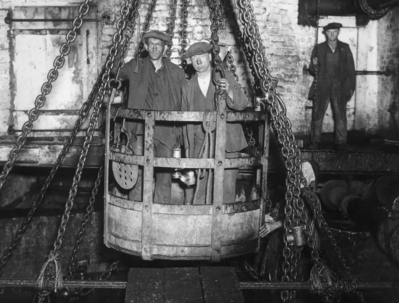 vintage coal miner photos