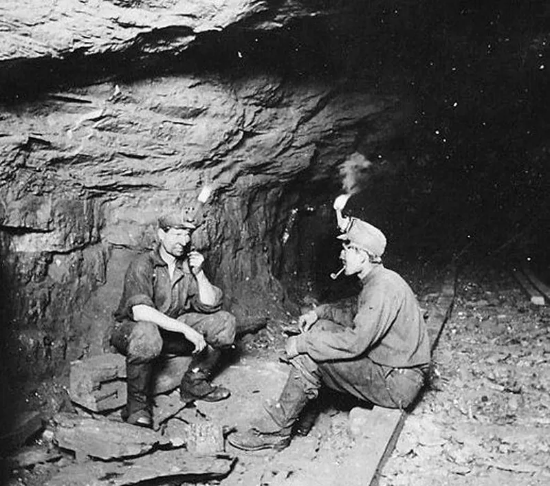 vintage coal miner photos