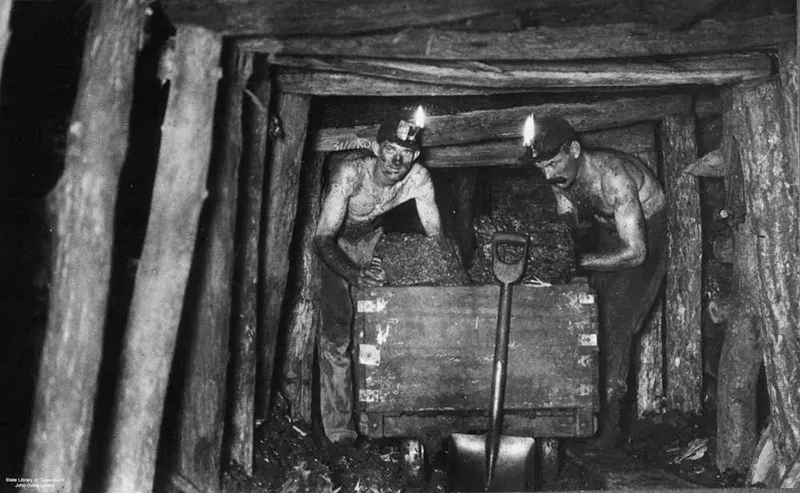 vintage coal miner photos