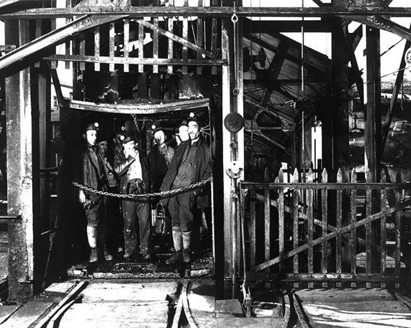 vintage coal miner photos