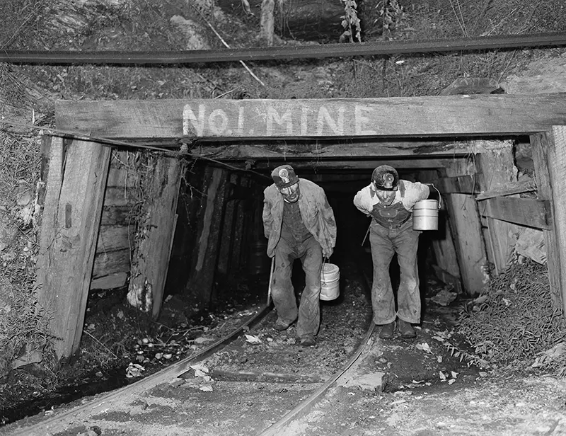 vintage coal miner photos