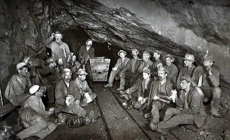 vintage coal miner photos