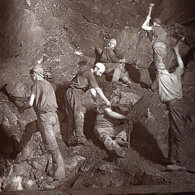 vintage coal miner photos