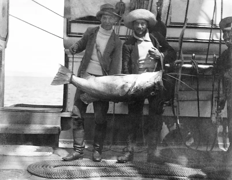 People Posing With Their Big Fishes in the Past
