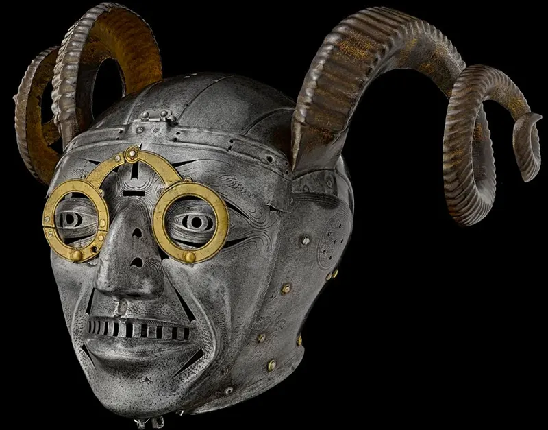 warrior helmets from history