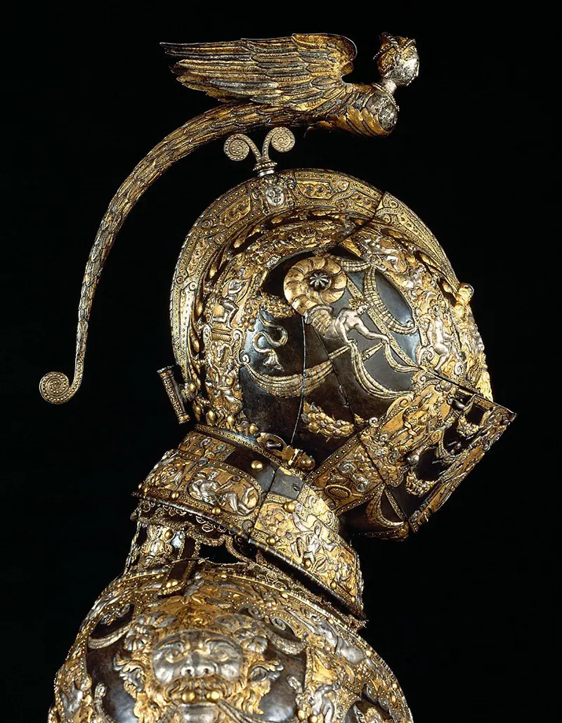 warrior helmets from history