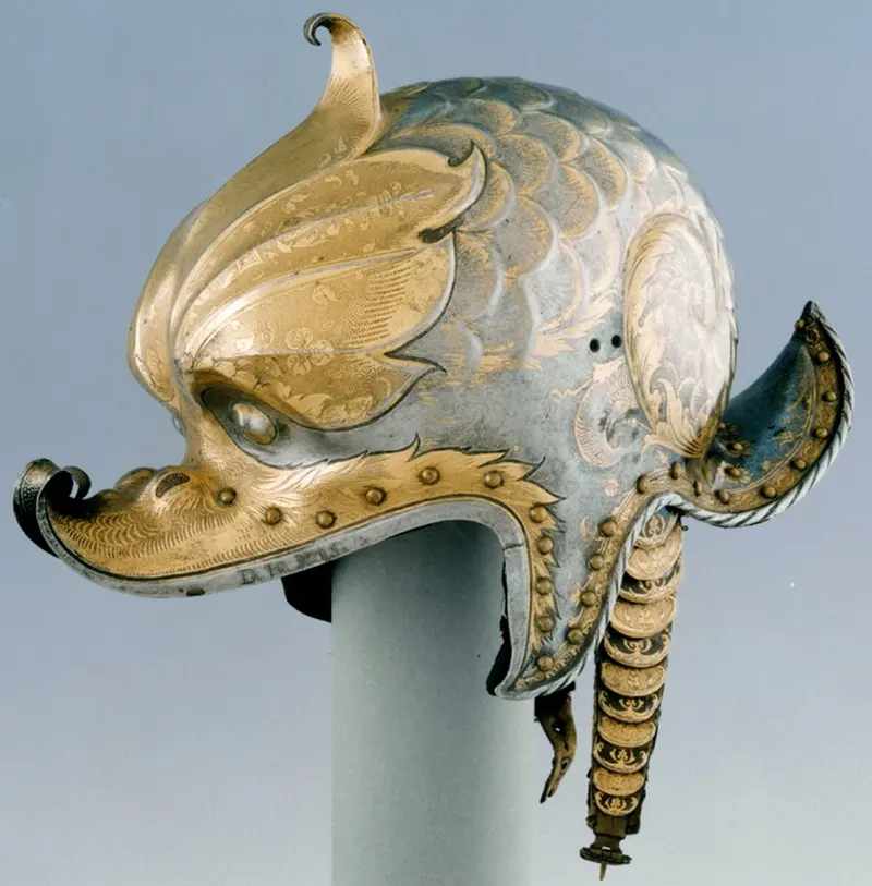 warrior helmets from history