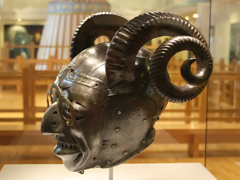 warrior helmets from history