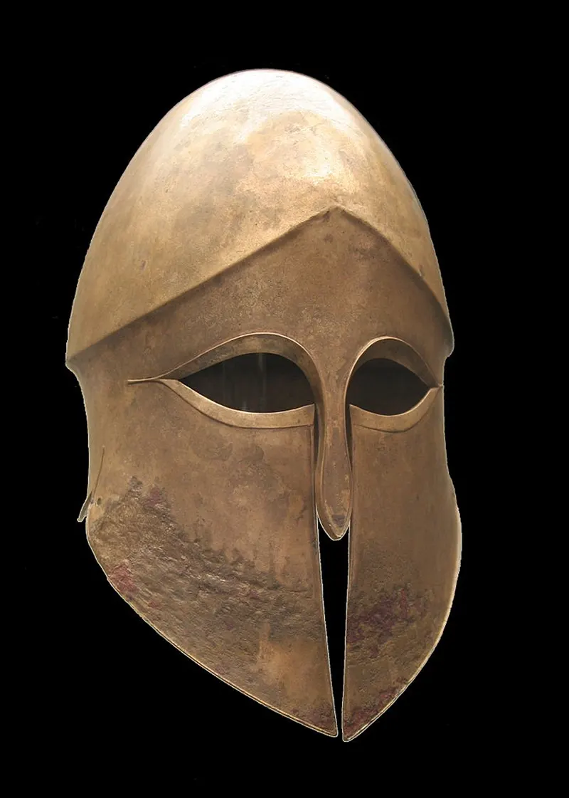 warrior helmets from history