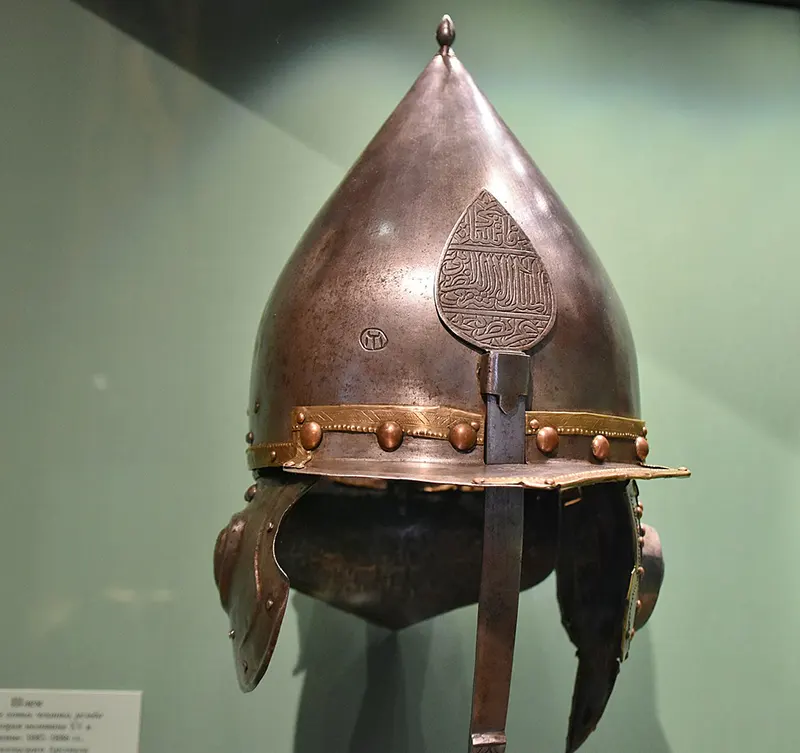 warrior helmets from history