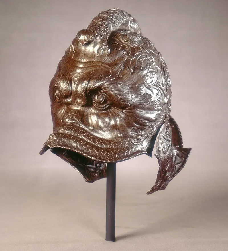 warrior helmets from history