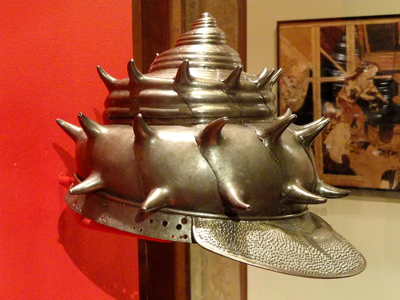 warrior helmets from history