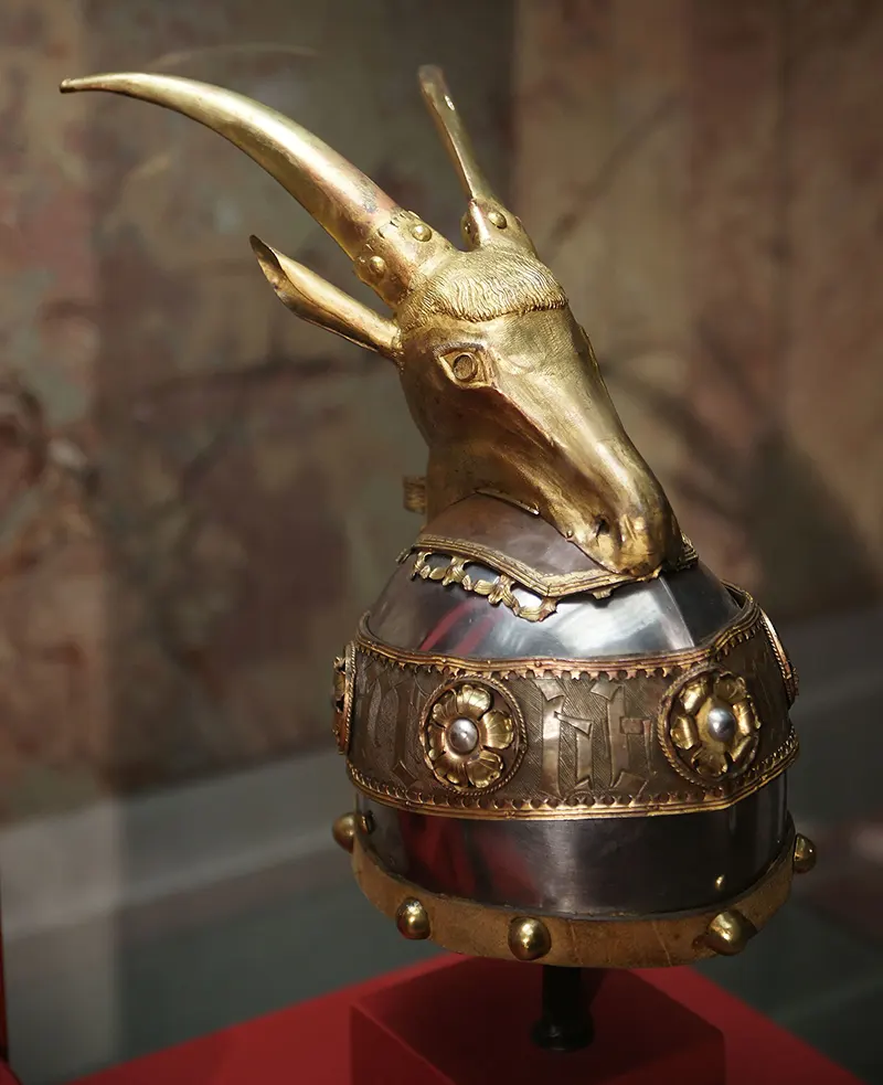 warrior helmets from history