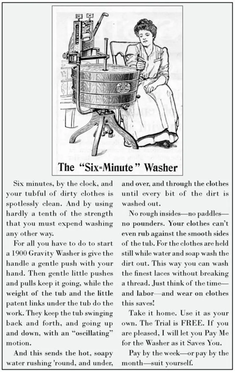vintage photos washing machine laundry