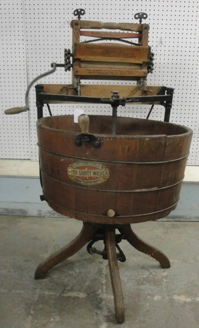 vintage photos washing machine laundry
