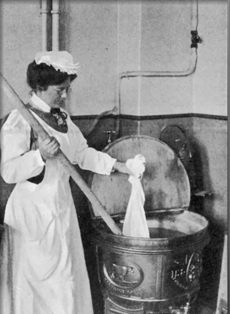 vintage photos washing machine laundry