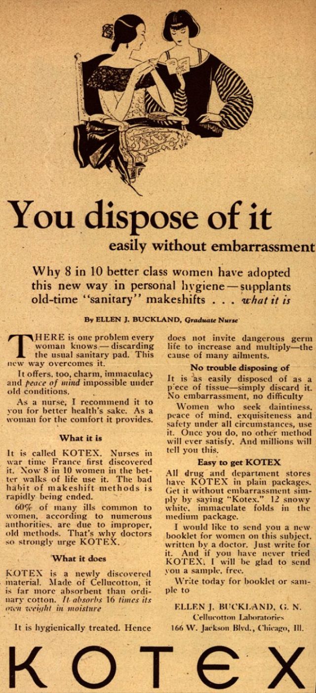 Strange Vintage Feminine Hygiene Ads