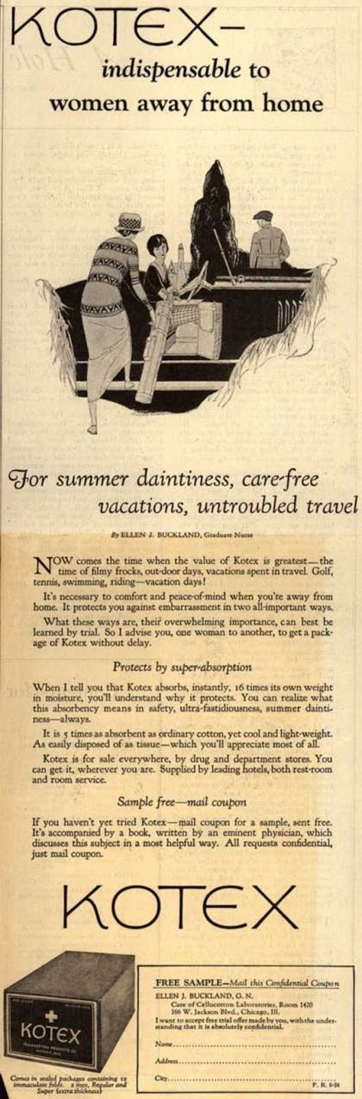 Strange Vintage Feminine Hygiene Ads