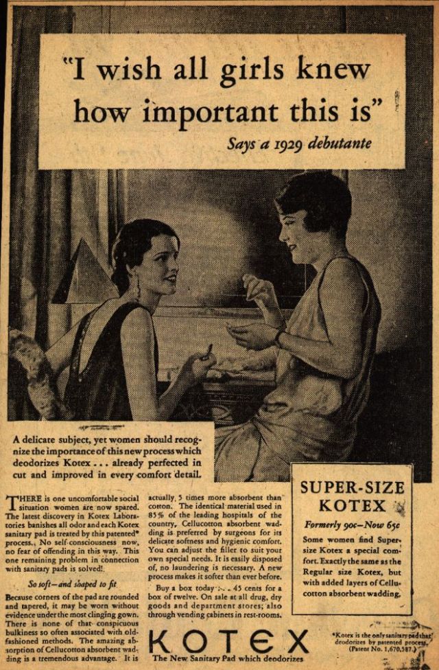 Strange Vintage Feminine Hygiene Ads