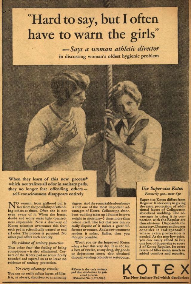 Strange Vintage Feminine Hygiene Ads