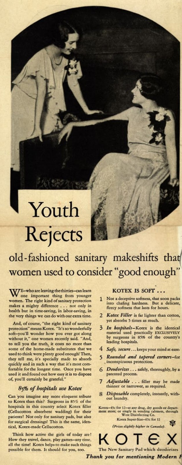 Strange Vintage Feminine Hygiene Ads