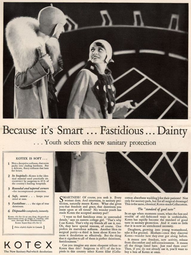Strange Vintage Feminine Hygiene Ads