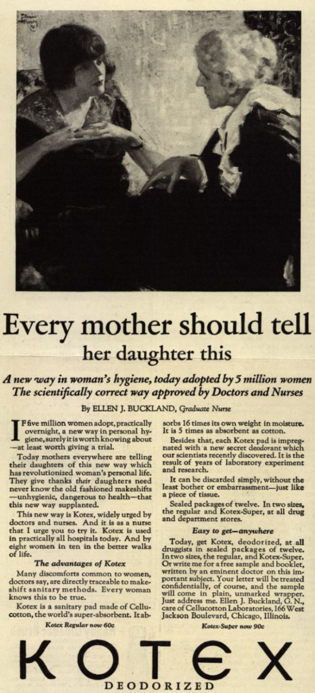 Strange Vintage Feminine Hygiene Ads