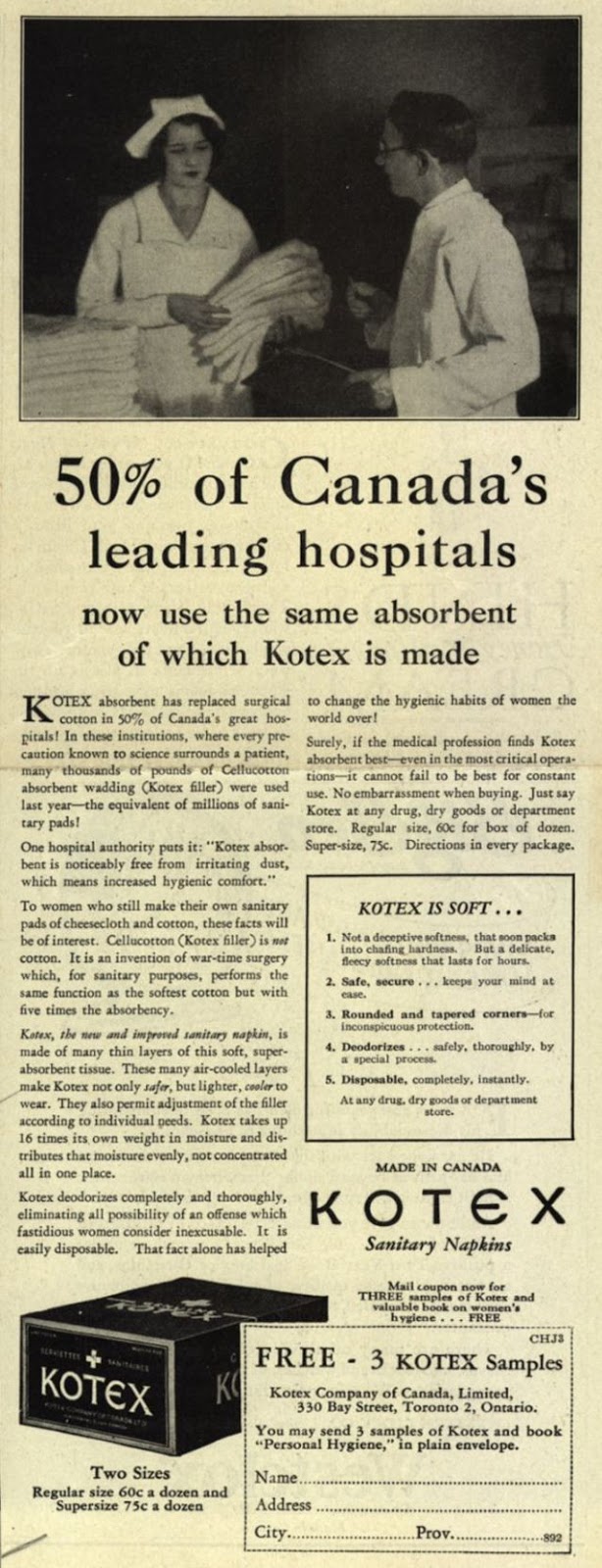 Strange Vintage Feminine Hygiene Ads