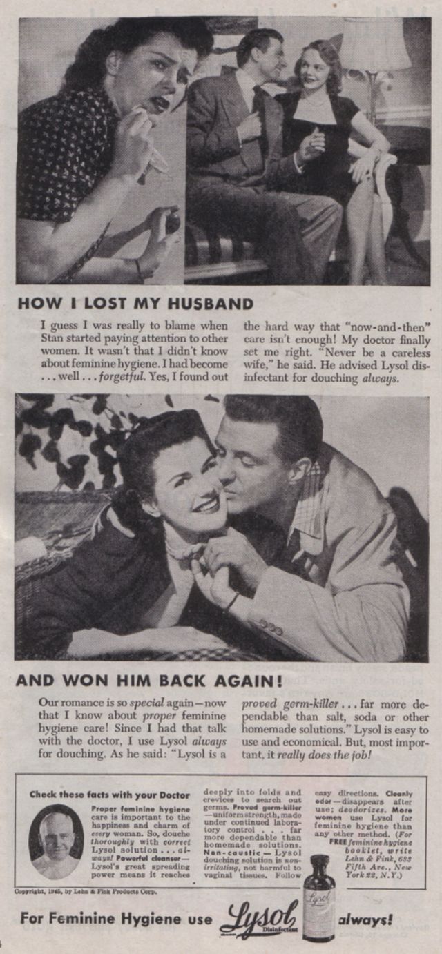 Strange Vintage Feminine Hygiene Ads