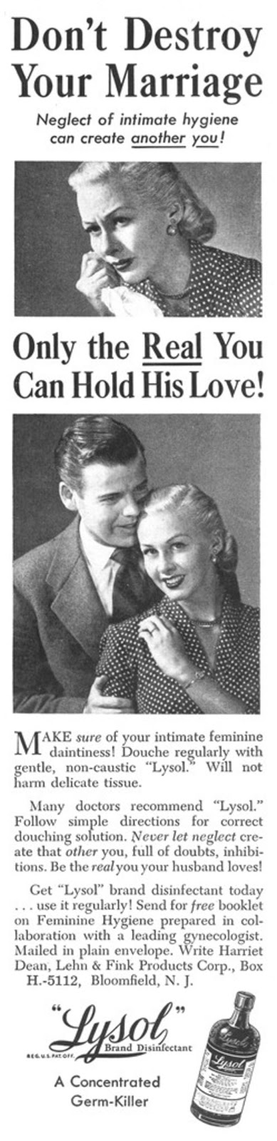 Strange Vintage Feminine Hygiene Ads