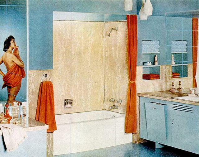 Vintage Bathrooms from 1950s